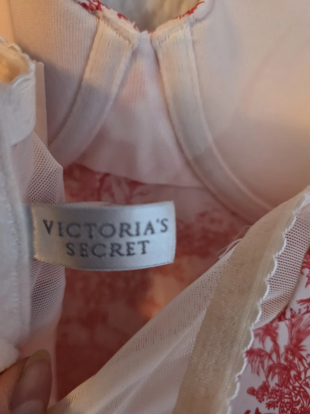 Vintage Victoria's Secret Fairy Toile Garter Bustier Corset NWOT 36C